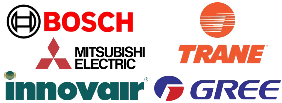 Air Conditioning Logo Collage 2
